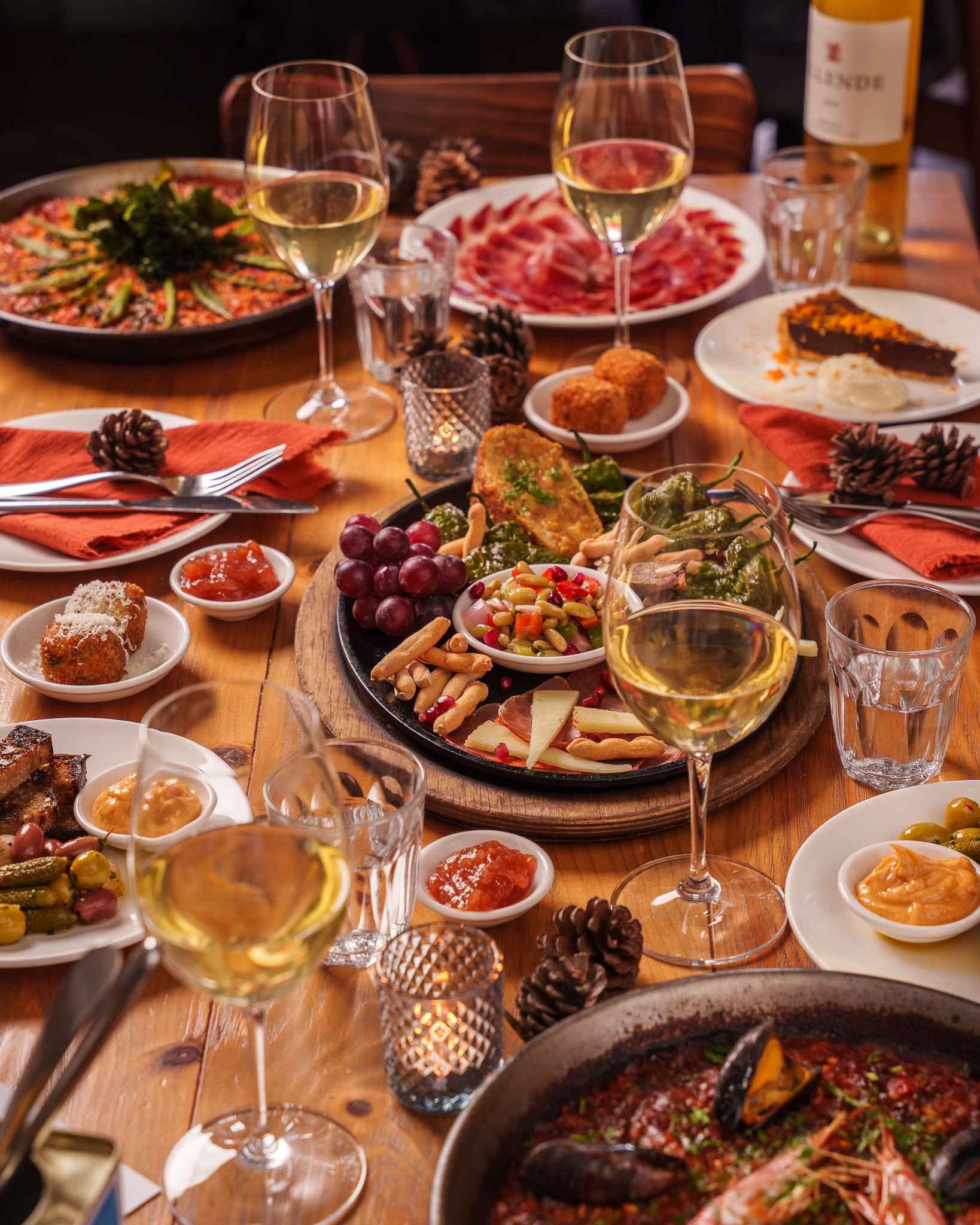 Christmas set menu offering