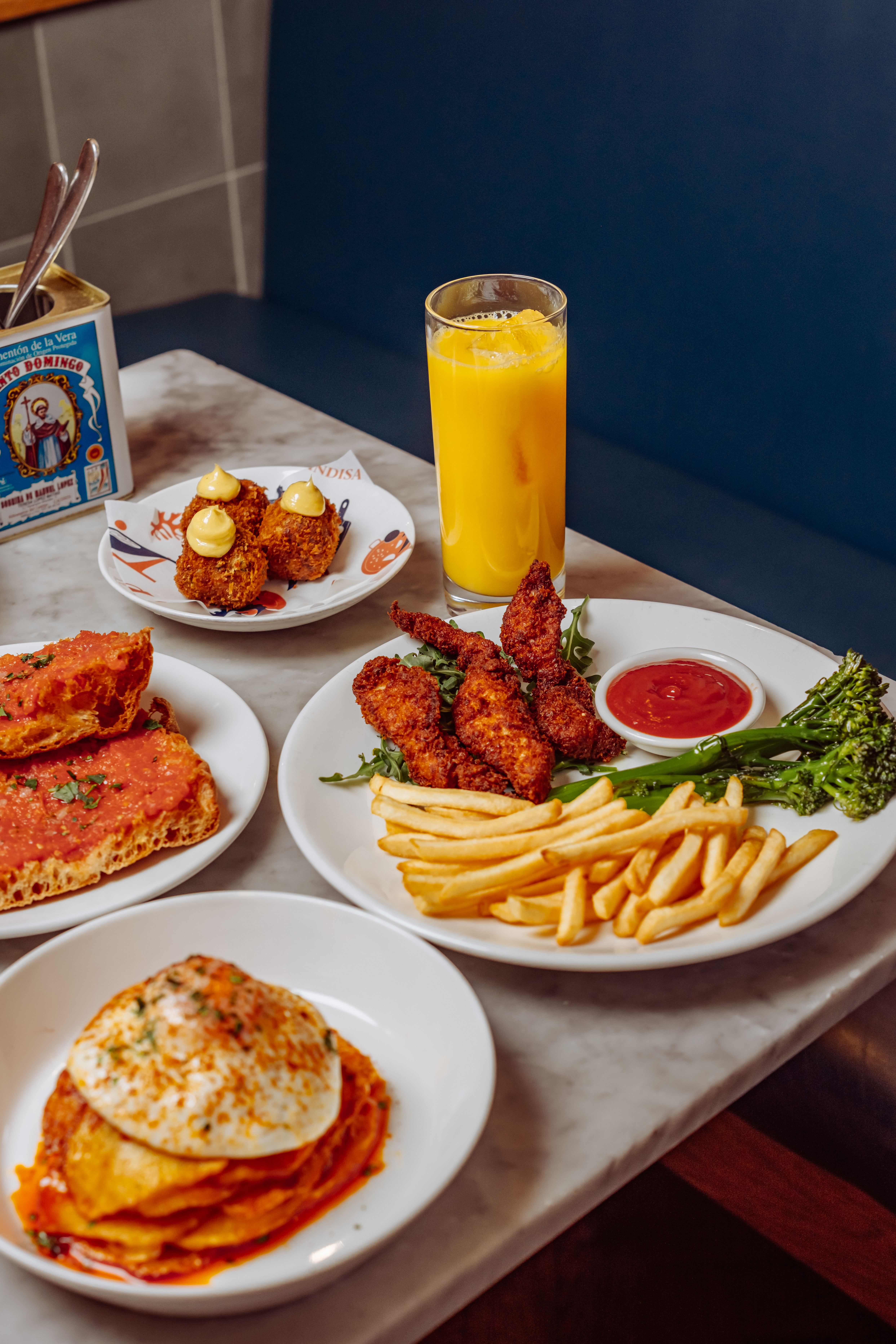 Kids menu dishes