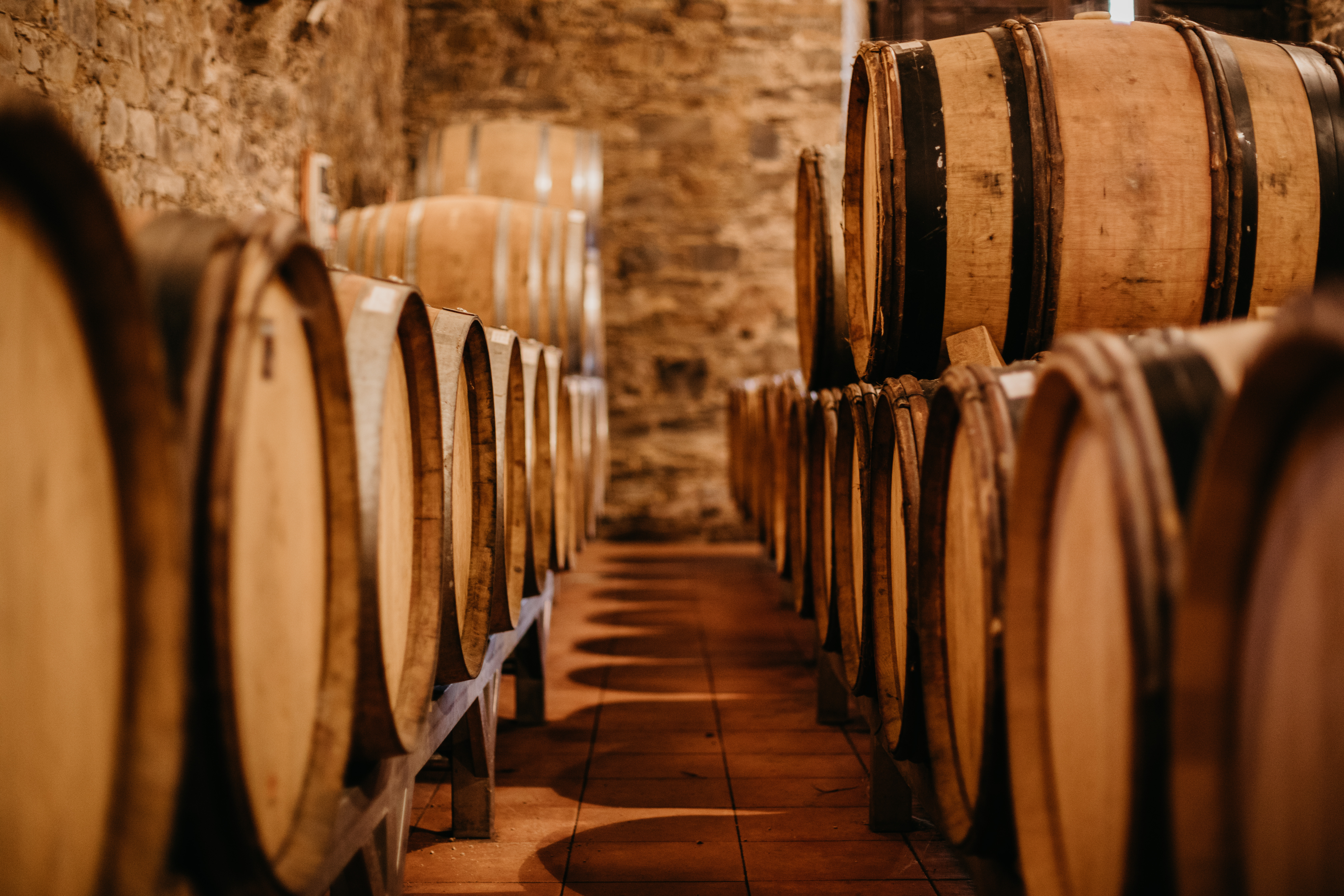 Wine barrels