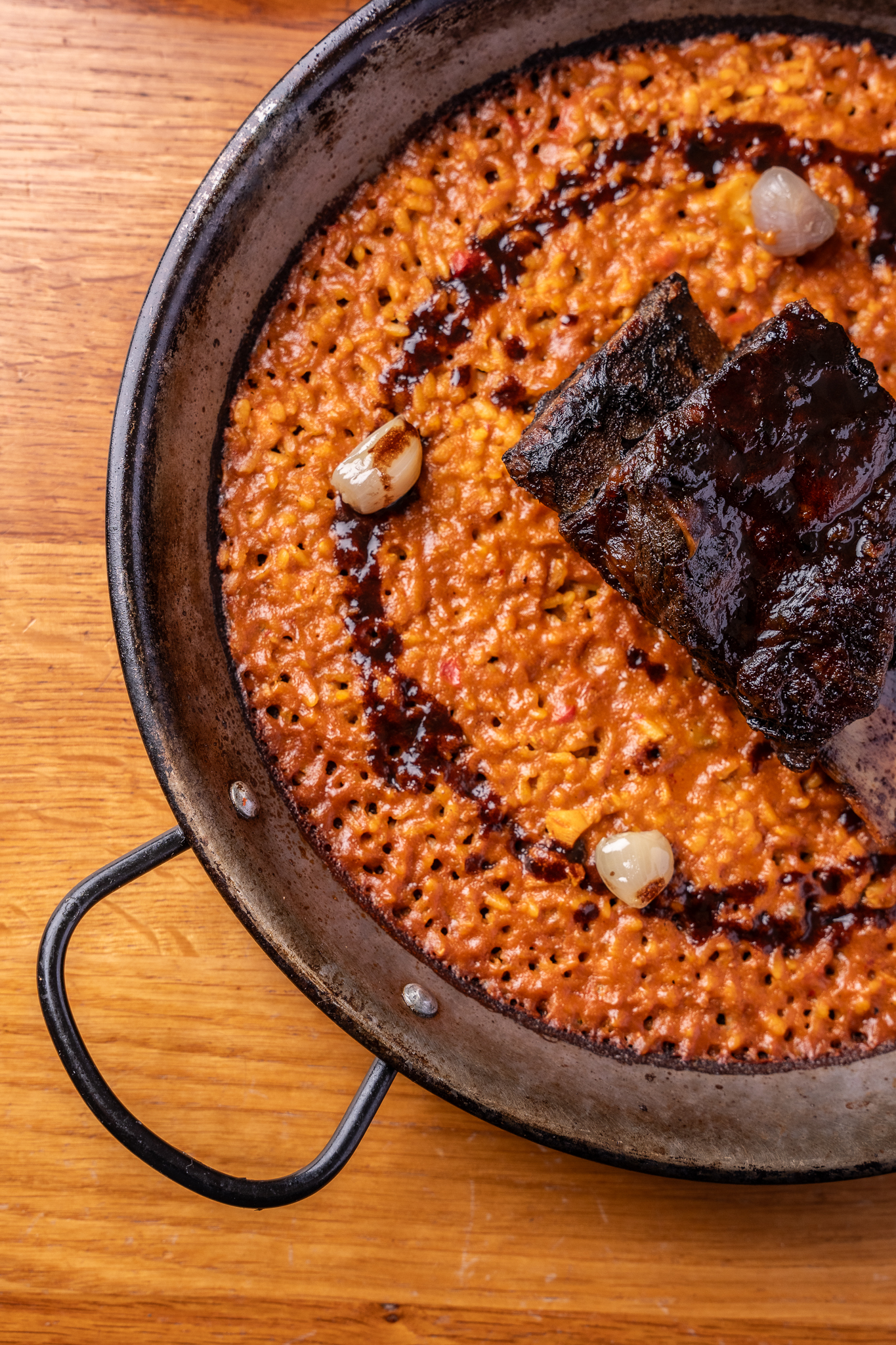 Arroz meloso de costilla