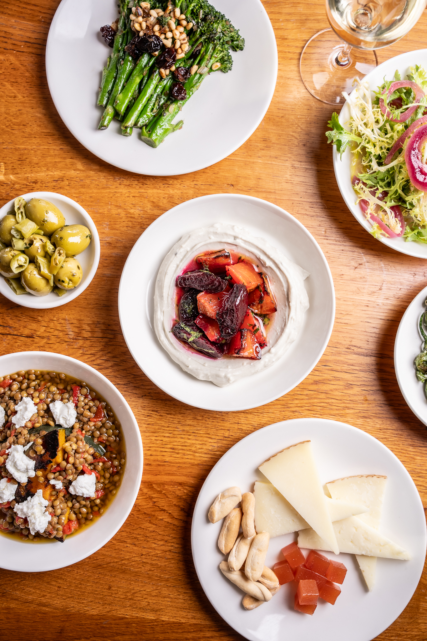 Selection of side dishes